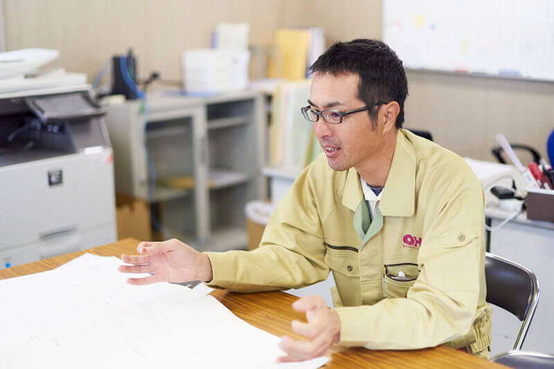 仕事のやりがいを語る清水信行さん